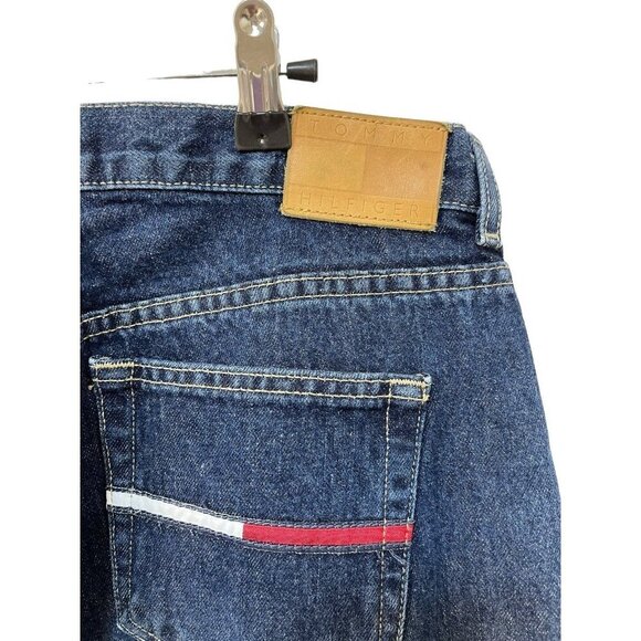 Tommy Hilfiger Flag Pocket Boyfriend Boot Cut Jeans Authentic Size 8 - Picture 5 of 7